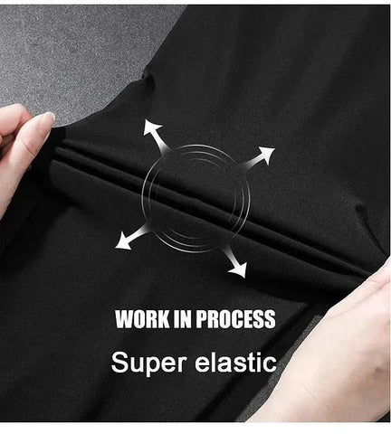 PREMIUM MEN'S HIGH STRETCH SKINNY LYCRA PANTS_ 🔥Buy1 Get 1 Free💥🤩 (Black & Gray) 🔥