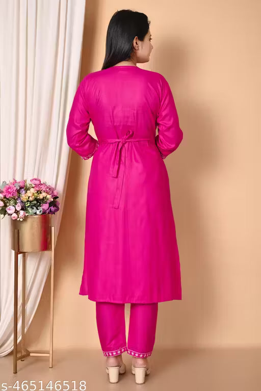 irmaani Women's Nayra-Kurti pant set , Trendy Festive Wear, All Size.